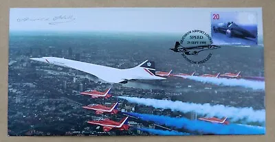 Concorde + Red Arrows 1998/9 Cover Heathrow H/s Signed By Sir Arnold Hall • $13.63