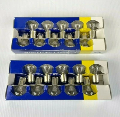 $19.95 • Buy New Lot Of 20 Ge 2357 - 28w Dual Contact 12 Volt S8 12v Miniature Lamp Bulb!