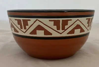 $18.95 • Buy Wheel Thrown Pottery Bowl By Marie Black Tail Deer ~ Sioux ~ Black Hills