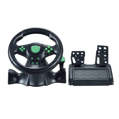 Racing Gaming Steering Wheel Pedals Gear Shifter Driving For Xbox360，PS3，PS2，PC • $127.49