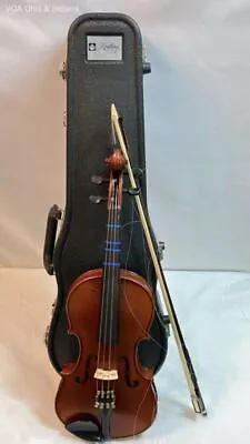 Sinfonia Acoustic Violin W/ Bow & Hard Travel Case • $14.99