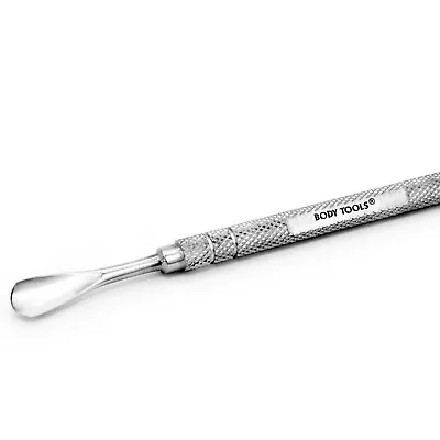 Cuticle Pusher & Nail File Cleaner Cuticle Trimmer Stainless Steel Manicure Tool • £4.49