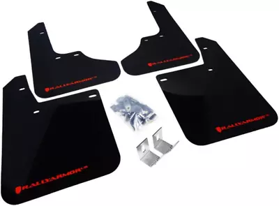 MF2-UR-BLK/RD Black Red Mud Flap With Logo (1993-2001 Subaru Impreza UR) 1 Pac • $212.99