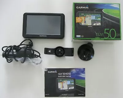 Garmin Nuvi 50LM 5-inch Portable GPS Navigator Original Box Works • $25