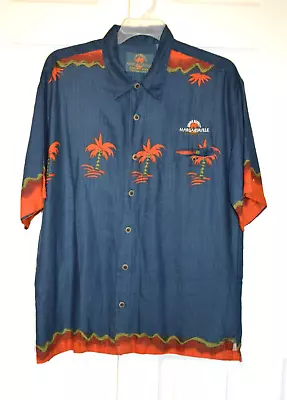 Margaritaville Jimmy Buffett Men's XL Shirt Button Down Hawaiian Palm Trees • $35.99