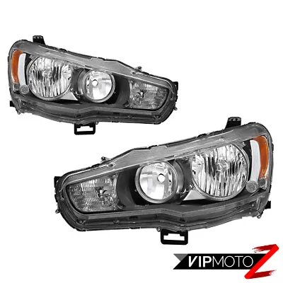 For 08-17 Mitsubishi Lancer GTS EVO {FACTORY STYLE} Headlight Lamps Assembly SET • $182.95