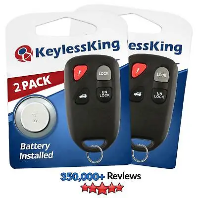 2 Keyless Entry Remote Car Key Fob Control For 2003 2004 2005 Mazda 6 KPU41805 • $22.45