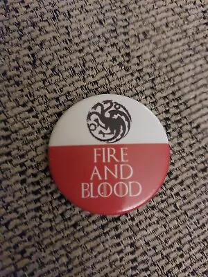Game Of Thrones Targaryen Badge. Pin Button Badge • £3.49