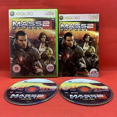 Mass Effect 2 + Manual - Xbox 360 - Tested & Working - Free Postage • $6.03