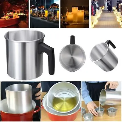 DIY Home Pouring Pitcher Jug Wax Cup Candle Melting Pot Soap Chocolate Making • £9.73