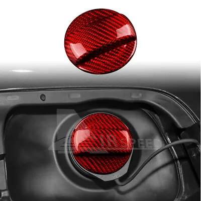 Fuel Gas Tank Cap Cover REAL Red Carbon Fiber For VW Combi Constellation Corrado • $35.99