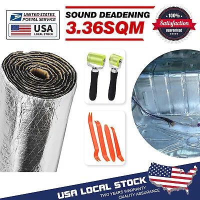 36Sqft Car Home Interior Sound Deadener Vehicle Heat Shield Sound Insulation Mat • $42.88