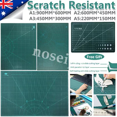 DIY A1 A2 A3 Self Healing Cutting Mat Double-Side Art Craft Cutting Board A5Free • $15.79