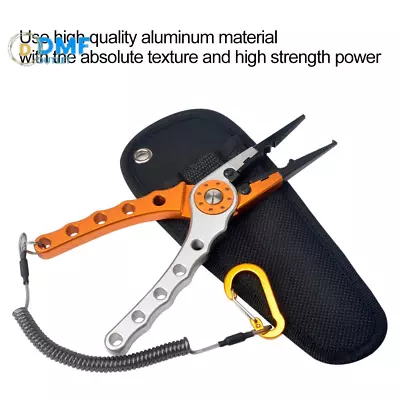 Aluminum Alloy Line Cutter Fishing Tools Hook Remover Scissors Fishing Pliers • $17.99