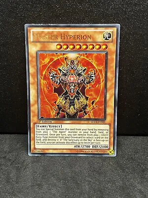 Yugioh Master Hyperion SDLS-EN001 Ultra Rare 1st Edition LP • $1.82