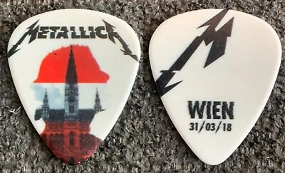 METALLICA Guitar Pick WIEN AUSTRIA 31/03/18 Tour Pic Pics Plectrum WORLDWIRED • $19.99