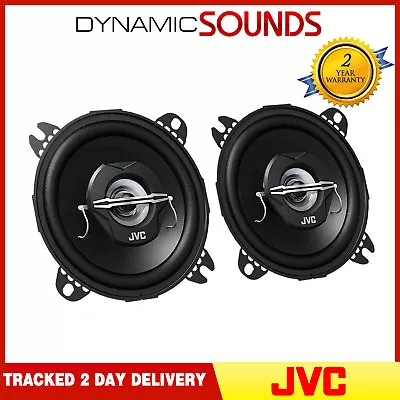 JVC 420W Total 4  10 Cm 2-Way Car Van Door Shelf Coaxial Speakers New Pair • £17.95