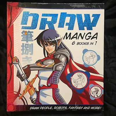 Manga Drawing Japanese Animated Art Course Book: Draw Manga 6 Books In 1 • £1.99