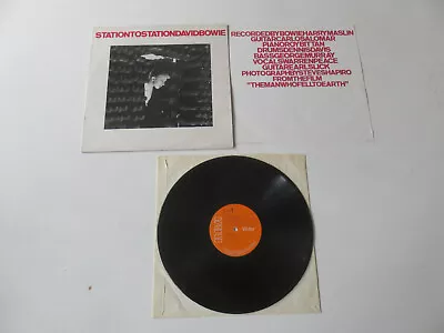 DAVID BOWIE Station To Station RCA 1976 A1E B1E UK PRESS LP & INSERT APL1-1327 • £79.99