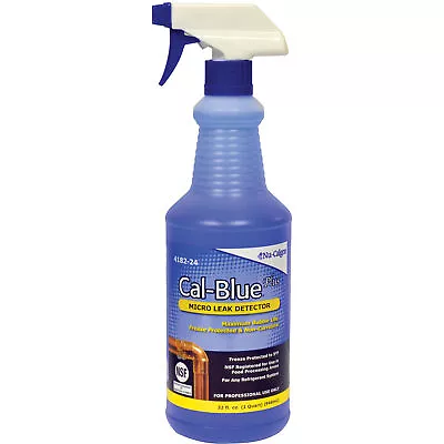Nu-Calgon 4182-24 Cal-Blue Plus Gas Micro Leak Detector 1 Quarter Spray Bottle • $28