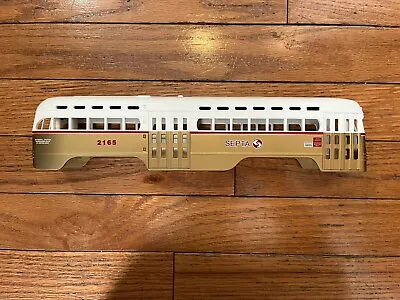 + MTH O Gauge RailKing Septa #2165 PCC Electric Street Car Shell For Parts • $39.99