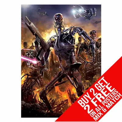 £6.97 • Buy Terminator Bb5 T1000 Poster Art Print A4 A3 Size Buy 2 Get Any 2 Free