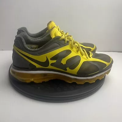 Nike Air Max Livestrong Mens Size 8 487982-009 Yellow Running Shoes • $39.20