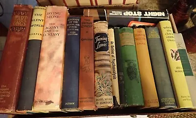 Lot Of 24 Vintage Hardcover Book Mixed Authors Mixed Titles Surprise Lot • $15.99