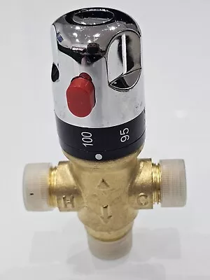Thermostatic Mixing Valve With3/4  Npt Male Connectionswater Temperature Control • $48.71