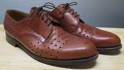 Vass Budapest Herrenschuhe Brown Leather Mens Shoes Size 11 US/10 UK/44 EU • $199.99