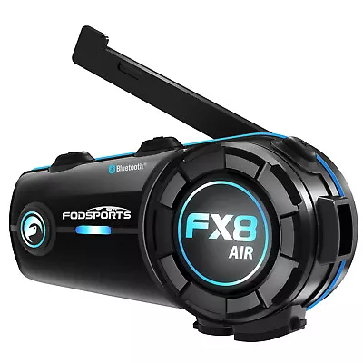 FX8 AIR Motorcycle Intercom Motorbike Bluetooth Helmet Headset 1000m 2-Way • $59.99