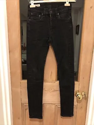 Levi’s 519 Men’s Super Skinny Black Jeans W28 L32 • £15