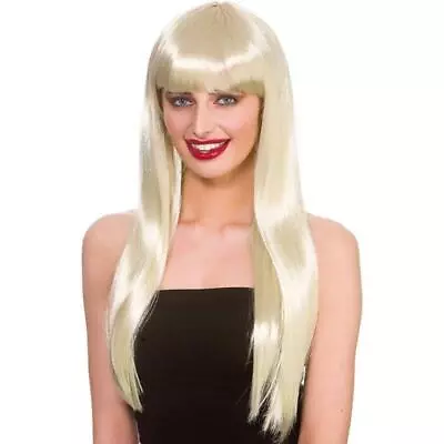 Wicked Costumes Long Straight Hair Wig Adult Fancy Dress • £11.49