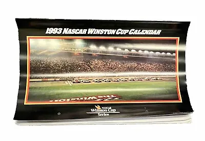 1993 Nascar Winston Cup Calendar - Winston Cup Series Vintage Racing Memorabilia • $16.99