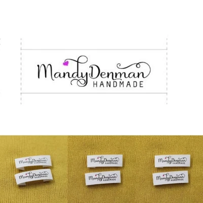 $28.34 • Buy Personalized Sewing Handmade Tags Custom Name Cotton Ribbon Logo Print Labels
