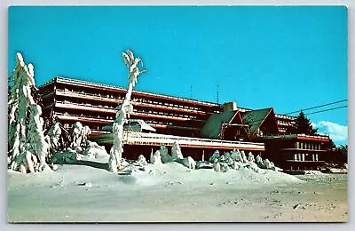 Mt Snow Vermont~Snow Lake Lodge Hotel~At Base Of Ski Slopes~Vintage Postcard • $3.70