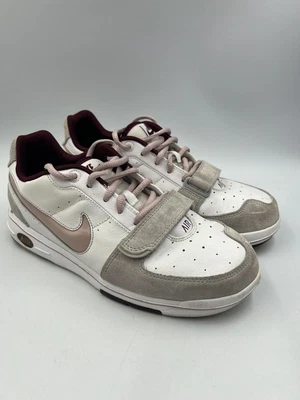 £33.17 • Buy NIKE AIR Women's Size 8 Hook And Loop Strap White Pink Shoe Sneaker