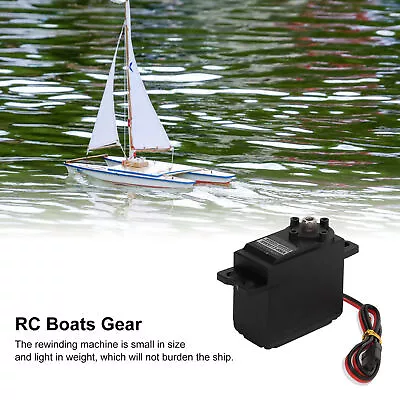 Servo Motor Gear Black Metal Gears Alloy Sail Winch Anolog Servos For RC Shi BH0 • $38.40