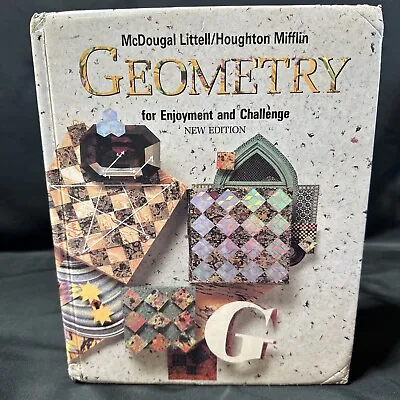 McDougal Littell Geometry For Enjoyment And Challenge New Ed. • $22.99