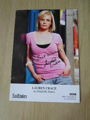 Lauren Crace 'Danielle Jones' Eastenders Original Signed Cast Card. • £19.99