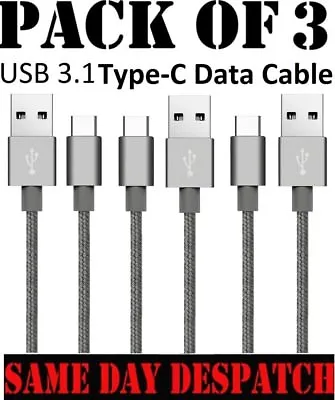 For LG G5 H850 G6 / NEXUS 5X 6P USB TYPE C FAST DATA CHARGER SYNC CABLE LEAD • £2.99