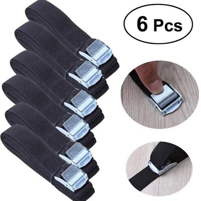 6 X 3M Heavy Duty Ratchet Tie Down Straps Car Roof Rack Belts Quick Release  • £8.99