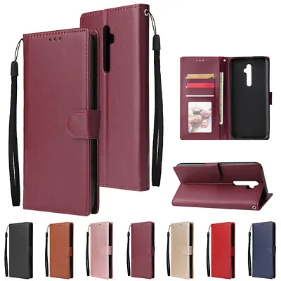 $9.89 • Buy Case For OPPO F7 R15 A91 F11 F17 Pro A93 Reno 2 3 Leather Shockproof Thin Cover