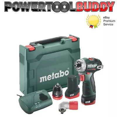 MPTPMBS12QC Metabo PowerMaxx Brushless Drill/Screwdriver 12V 2 X 2.0Ah Li-ion • £159