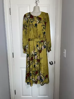 Vince Camuto Womens Long Sleeve Midi Dress Size S • $25.99