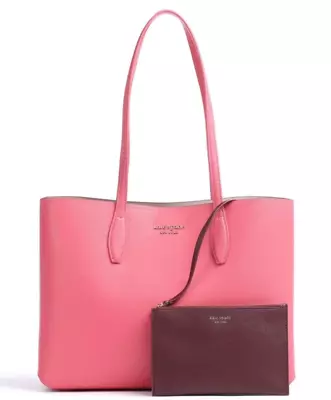 Kate Spade All Day Tote Orchid Pink Large Leather Shoulder Bag Wristlet • $256.40