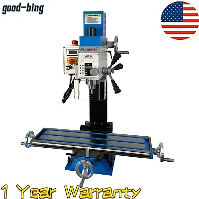 7 X27  Benchtop Milling Machine Variable Speed Brushless Compact Mill Drill R8 • $2198