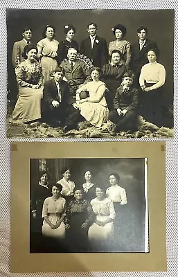 Lot Of 2 Antique Black & White Photographs Mormon Duke Family Orem UT 1920's • $29.95