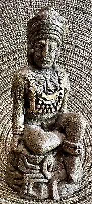 Vintage Interesting Aztec Mayan Mexico 6” God Statue Figurine Resin • $20.70