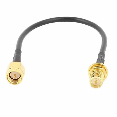£4.59 • Buy 1m SMA Male To RP SMA Female RG174 Cable Pigtail Extension Lead.